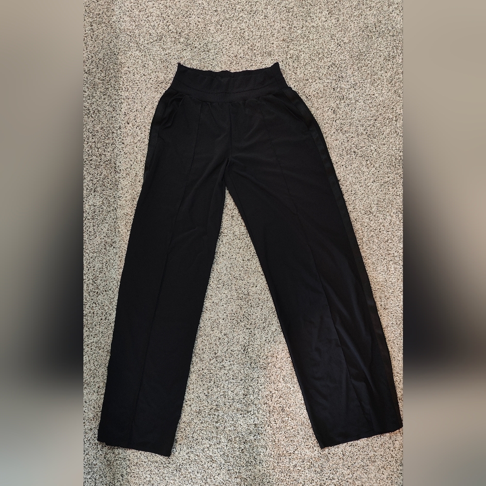 Athleta Nolita Wide Leg Pant, Black Size 8T